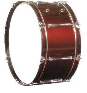 תוף מצעד בס "24 אדום